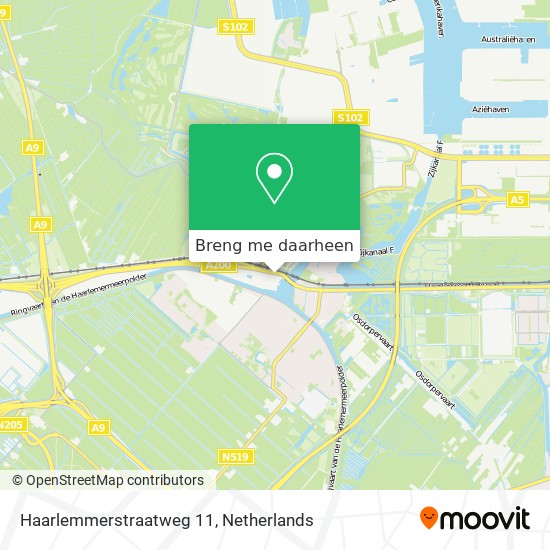 Haarlemmerstraatweg 11 kaart