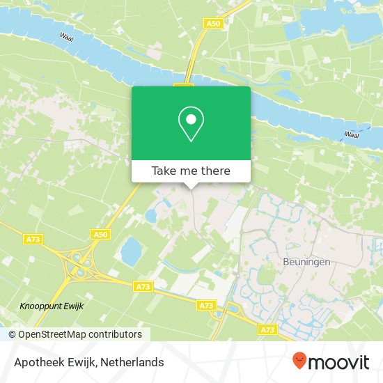 Apotheek Ewijk kaart