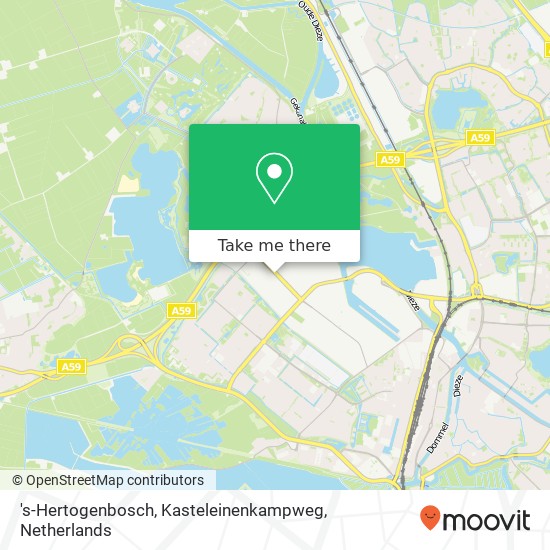 's-Hertogenbosch, Kasteleinenkampweg kaart