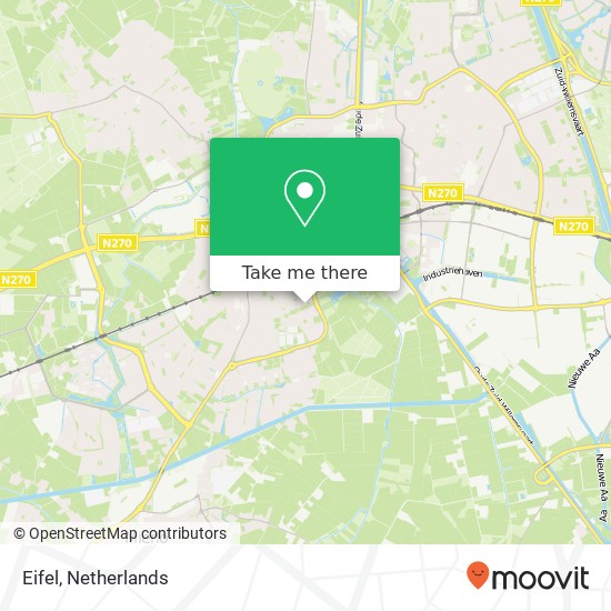 Eifel, Eifel, 5706 Helmond, Nederland kaart