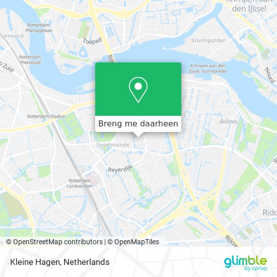 Kleine Hagen kaart