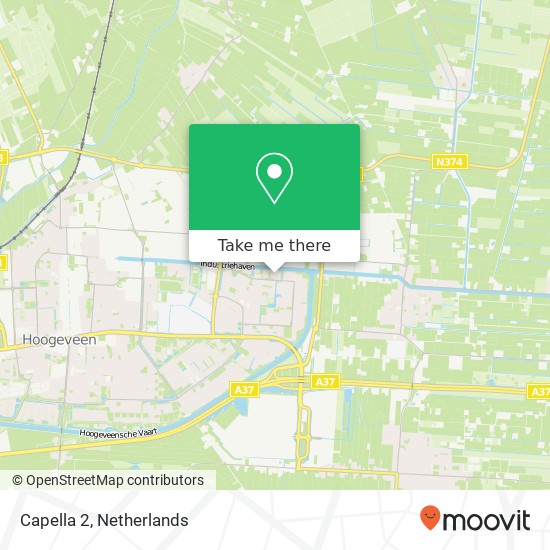 Capella 2, 7904 BD Hoogeveen kaart