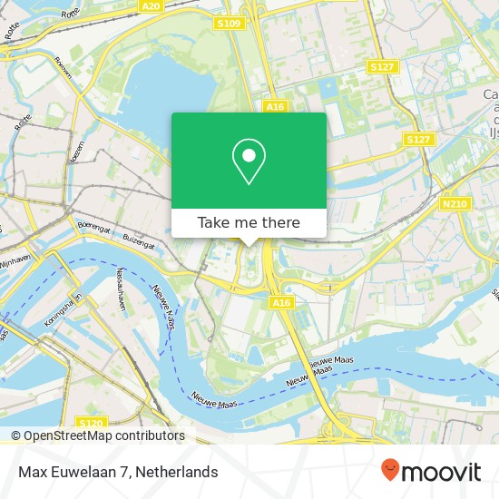 Max Euwelaan 7, Max Euwelaan 7, 3062 Rotterdam, Nederland kaart