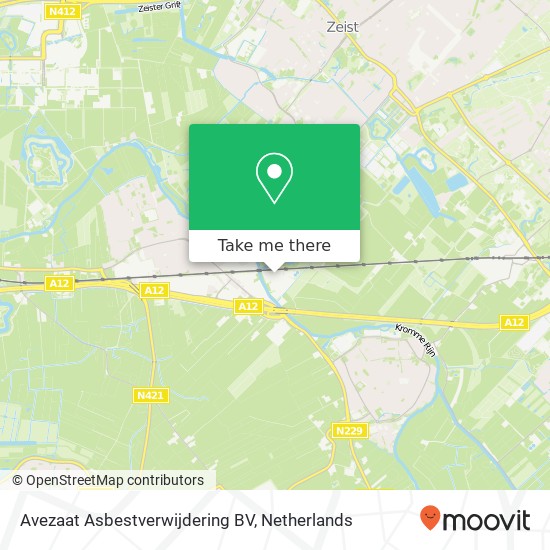 Avezaat Asbestverwijdering BV, Rumpsterweg 16 kaart