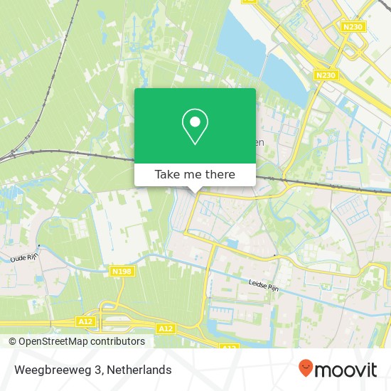 Weegbreeweg 3, 3452 AX Vleuten kaart