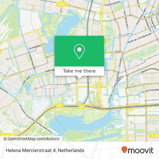 Helena Mercierstraat 4, 1066 AL Amsterdam kaart