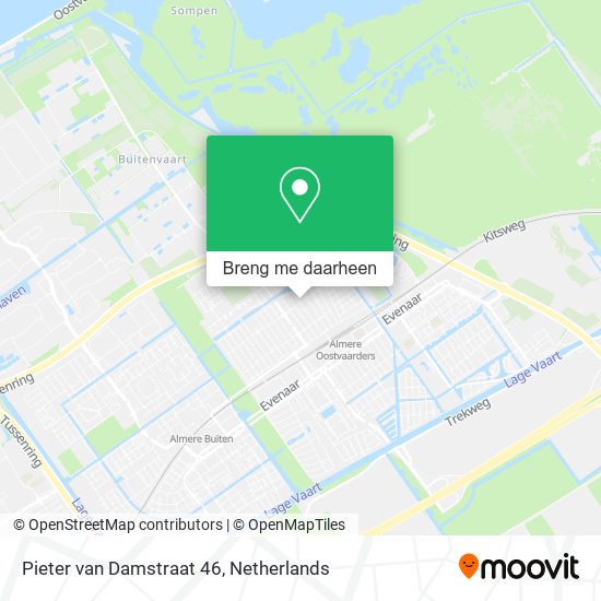 Pieter van Damstraat 46 kaart