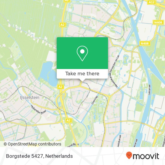 Borgstede 5427, 3431 JV Nieuwegein kaart