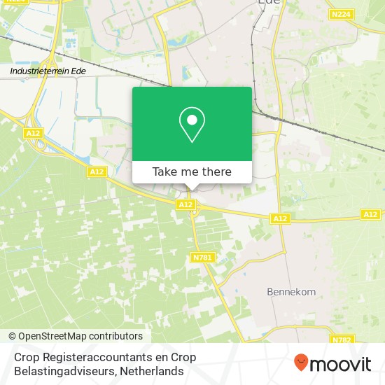 Crop Registeraccountants en Crop Belastingadviseurs, Rubensstraat 215C kaart