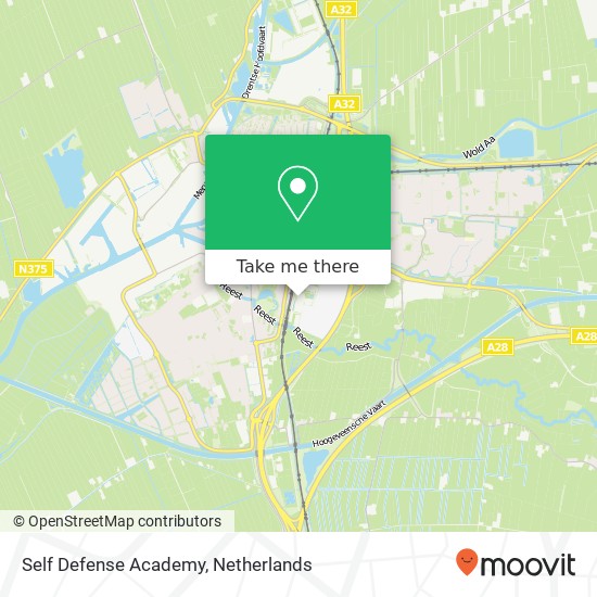 Self Defense Academy, Ezingerweg kaart