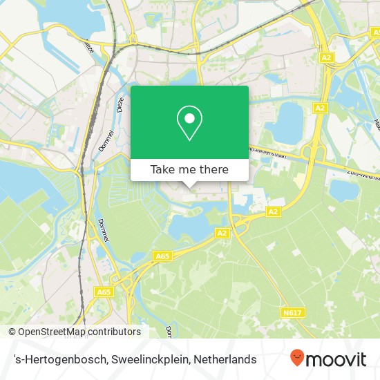 's-Hertogenbosch, Sweelinckplein kaart