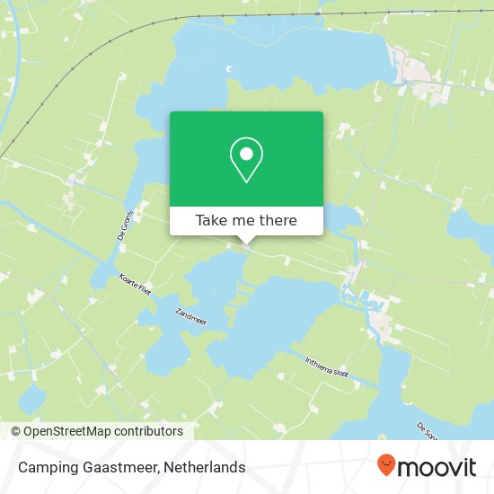 Camping Gaastmeer kaart