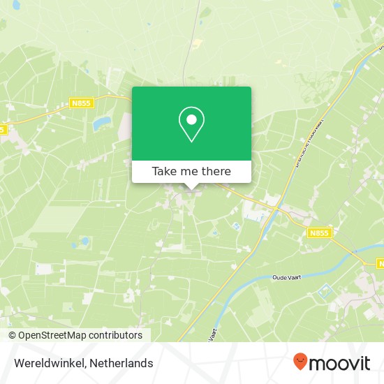 Wereldwinkel, Kastanjelaan 5 kaart