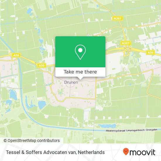 Tessel & Soffers Advocaten van, Grotestraat 178 kaart