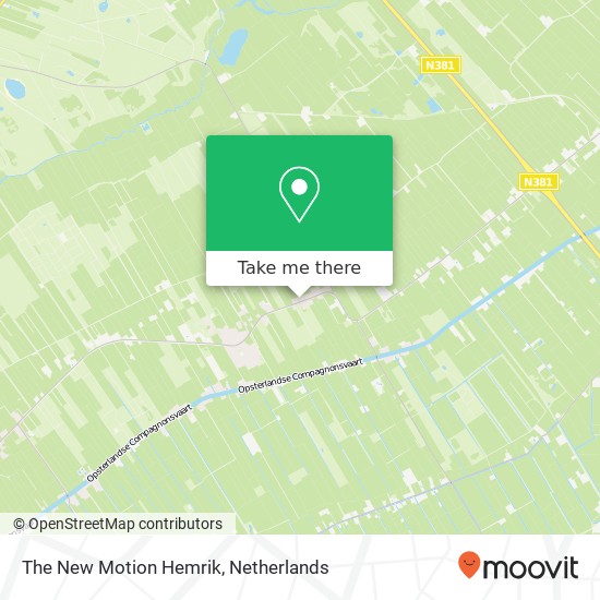 The New Motion Hemrik kaart