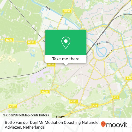 Betto van der Deijl Mr Mediation Coaching Notariele Adviezen, Doctor Abraham Kuijperlaan kaart