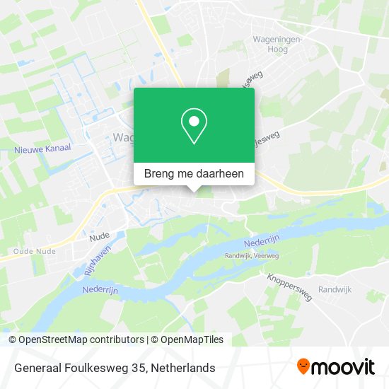 Generaal Foulkesweg 35 kaart
