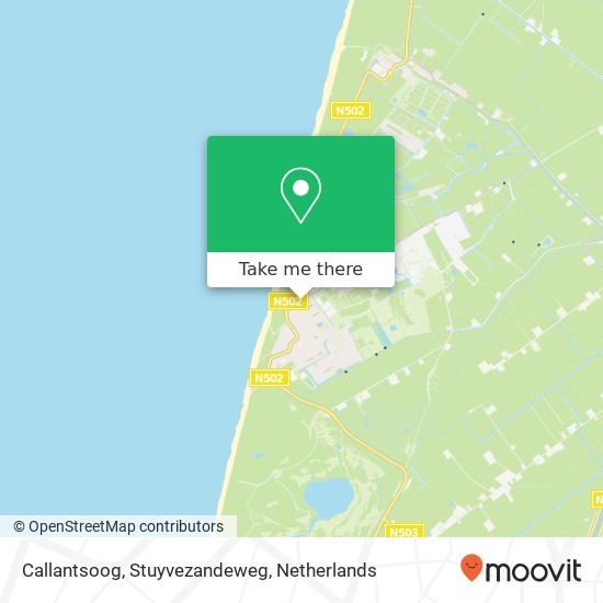 Callantsoog, Stuyvezandeweg kaart