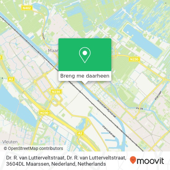 Dr. R. van Lutterveltstraat, Dr. R. van Lutterveltstraat, 3604DL Maarssen, Nederland kaart