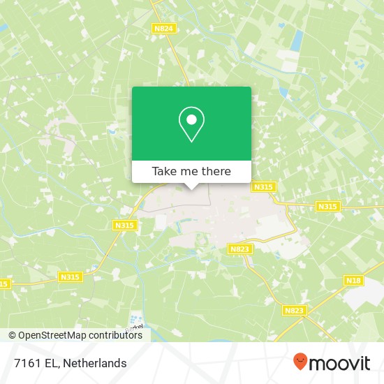 7161 EL, 7161 EL Neede, Nederland kaart
