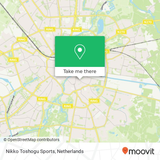 Nikko Toshogu Sports, Geldropseweg 61 kaart