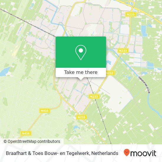 Braafhart & Toes Bouw- en Tegelwerk kaart