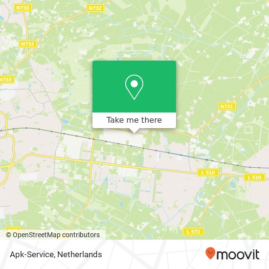 Apk-Service, Lenteweg 47 kaart