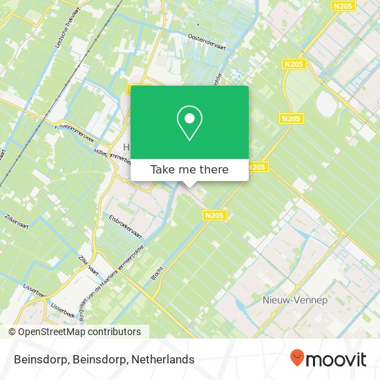 Beinsdorp, Beinsdorp kaart