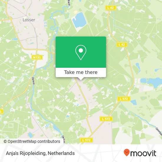 Anja's Rijopleiding, Kerkhofweg 59 kaart