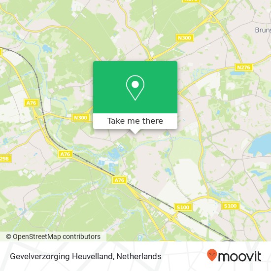 Gevelverzorging Heuvelland kaart