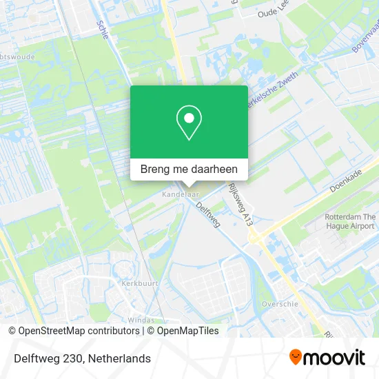 Delftweg 230 kaart
