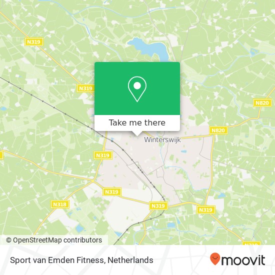 Sport van Emden Fitness, Haitsma Mulierweg 22 kaart