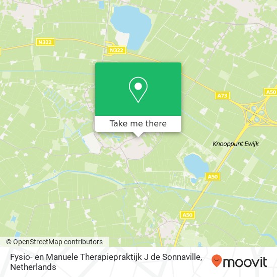 Fysio- en Manuele Therapiepraktijk J de Sonnaville, Keltenpad 30 kaart