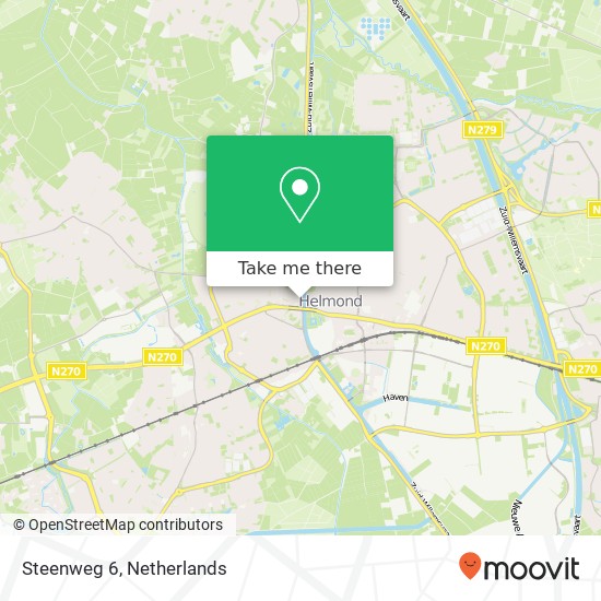 Steenweg 6, 5707 CG Helmond kaart
