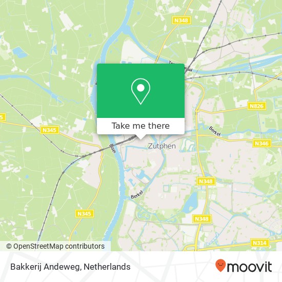 Bakkerij Andeweg, Nieuwstad 52 kaart