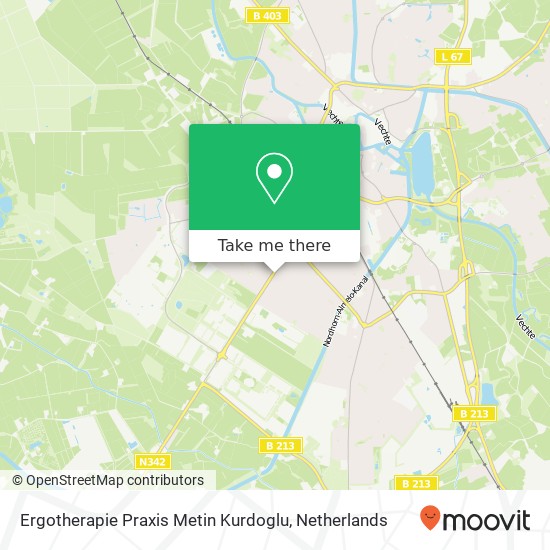 Ergotherapie Praxis Metin Kurdoglu, Denekamper Straße 123 48529 Nordhorn kaart