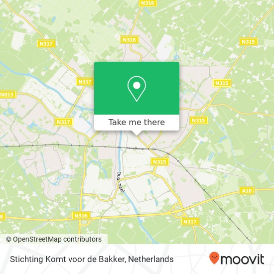 Stichting Komt voor de Bakker, Terborgseweg 44 kaart