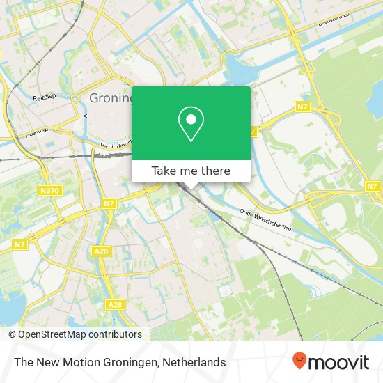 The New Motion Groningen kaart