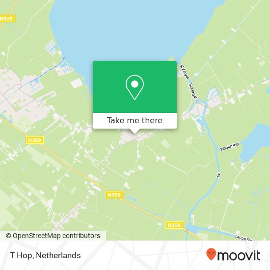 T Hop, M. van Coehoornweg kaart