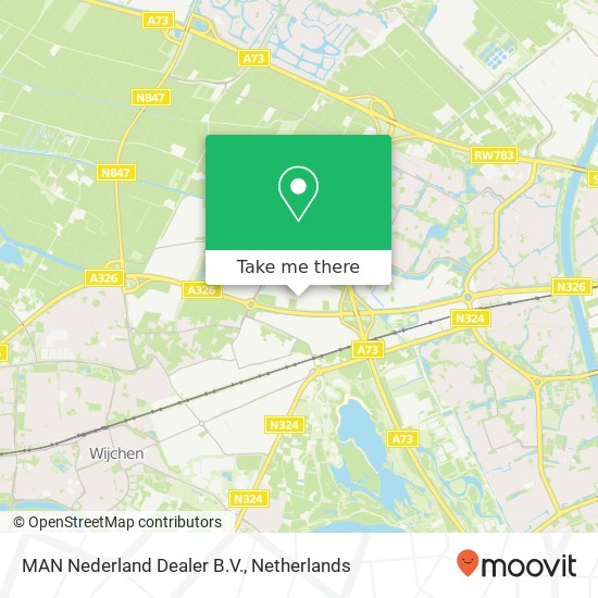 MAN Nederland Dealer B.V., Bijsterhuizen 1118 kaart