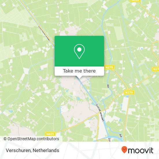 Verschuren, Bosscheweg kaart