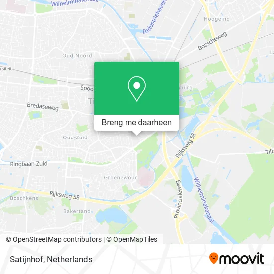 Satijnhof kaart