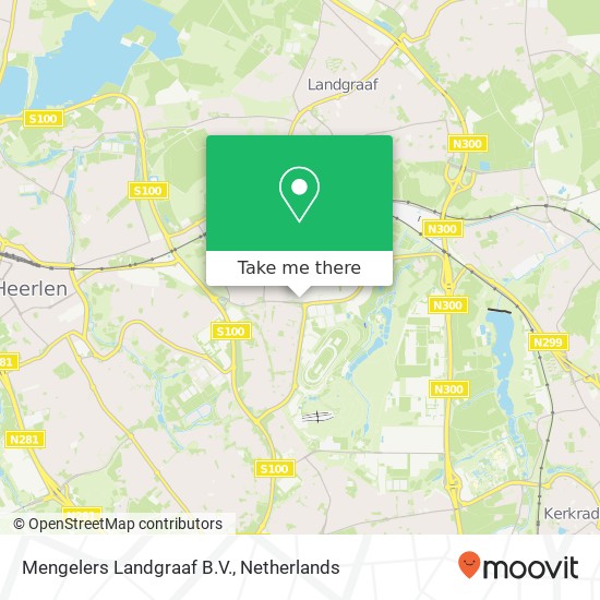 Mengelers Landgraaf B.V., Baanstraat 129 kaart