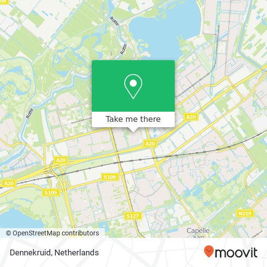 Dennekruid, Dennekruid, 3068 Rotterdam, Nederland kaart