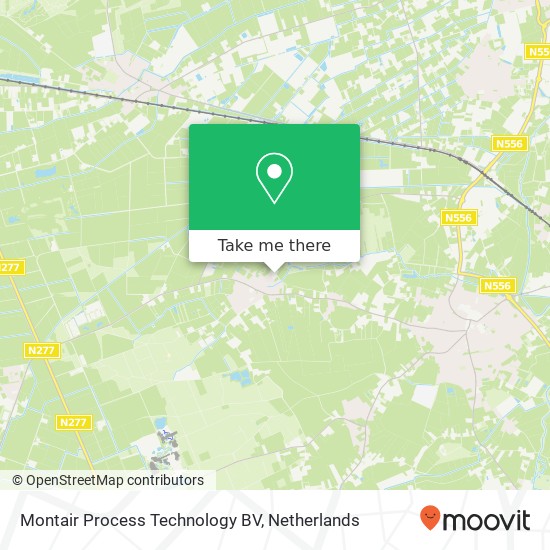Montair Process Technology BV, Heuvelsestraat 14 kaart