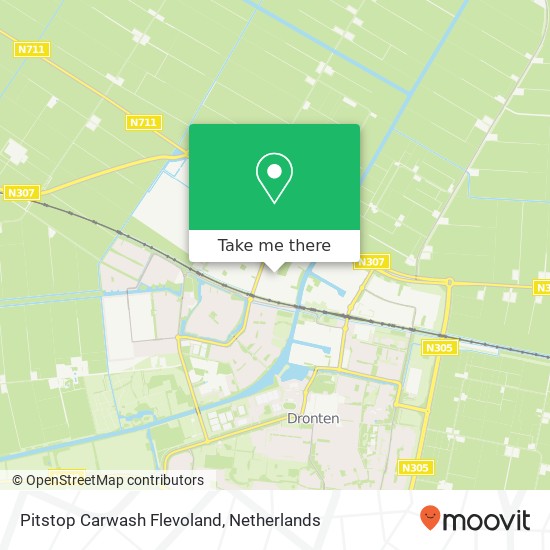 Pitstop Carwash Flevoland, De Schipbeek 2 kaart