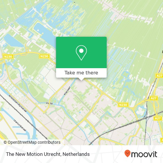 The New Motion Utrecht kaart