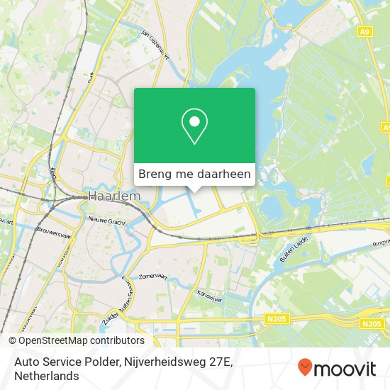 Auto Service Polder, Nijverheidsweg 27E kaart