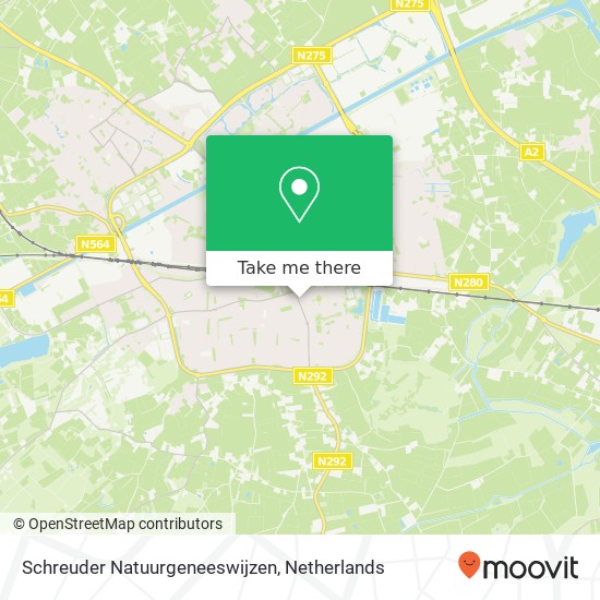 Schreuder Natuurgeneeswijzen, Maaseikerweg 45 kaart