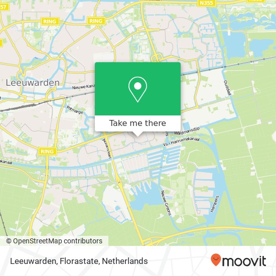 Leeuwarden, Florastate kaart